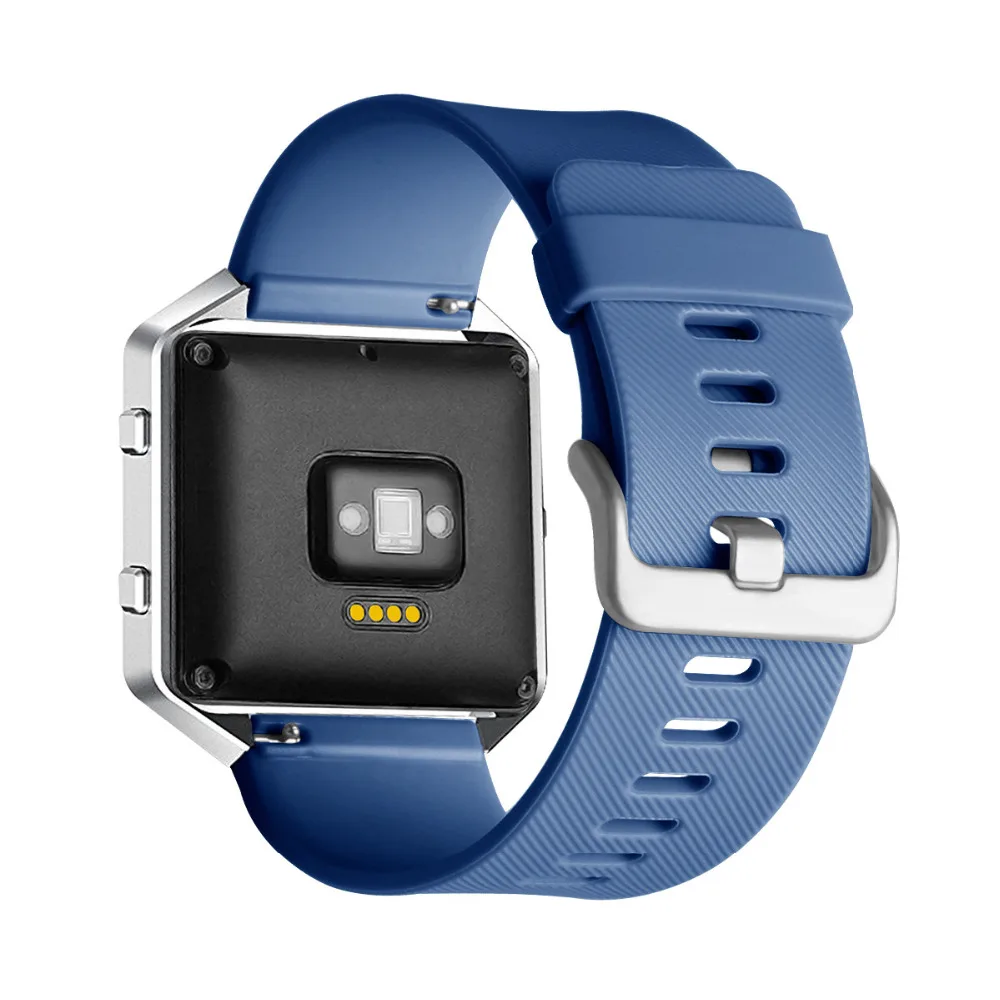 Силиконовый ремешок для fitbit blaze, сменный браслет, браслет на запястье, ремень Correa, умные часы, резиновый ремешок для часов+ металлическая пряжка