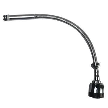 

48CM 360 Degree Rotation Stainless Steel Sink Faucet Spout Kitchen Sink Faucet Pipe Fittings Single Handle Connection