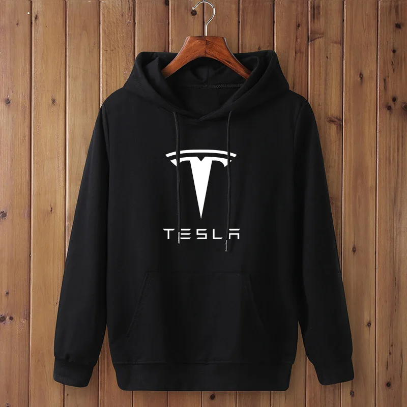 Модный мужской пуловер для любовников одежда фанатов Tesla толстовка куртки осенне