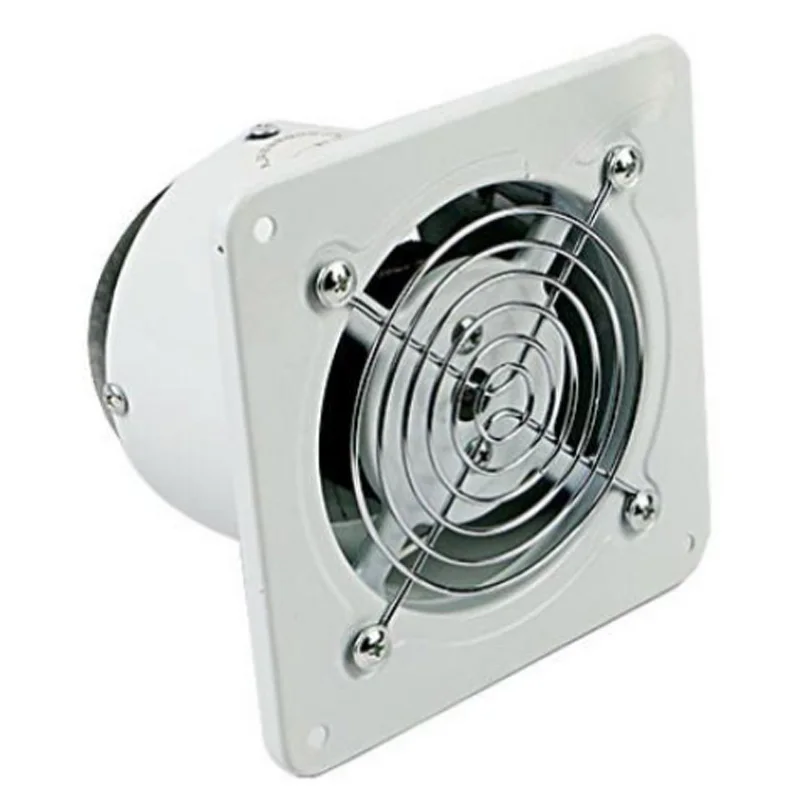 

4 Inch 20W 220V Ventilating Exhaust Extractor Fan Window Wall Kitchen Toilet Bathroom Duct Booster Blower Air Clean Cooling Vent