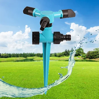 

1x ABS 360° Rotating Lawn Sprinkler Automatic Garden Water Sprinklers Lawn Irrigation Gardening Tool Part Kits