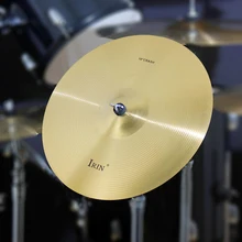 Juego de tambor de latón de 8/10/12/14/16 pulgadas, platillos de percusión, accesorios de choque contra salpicaduras, Kide Hi Hat, piezas de instrumentos musicales