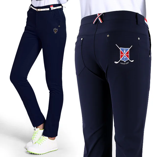 Ремень в подарок! Sportbroek dames брюки для гольфа униформа для женщин Одежда для гольфа высокая эластичная одежда для гольфа Брюки Одежда для женщин golf broek