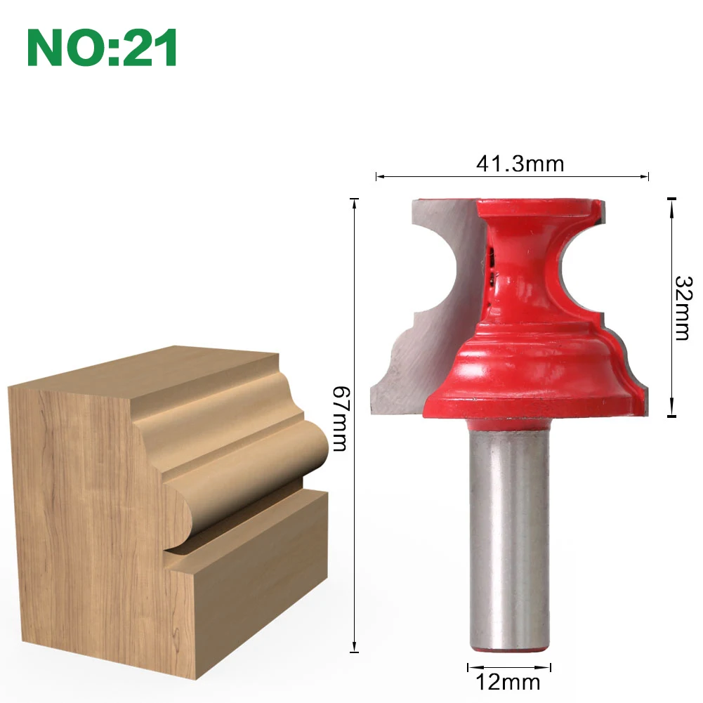 1" хвостовик Bullnose бусина колонна лицо литья фрезы для деревообработки инструменты
