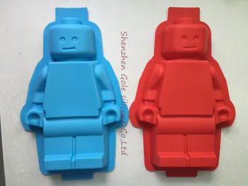 

300pcs DIY Fondant Cake Decorating Tools Foodgrade 100% Silicone Mold Super Big Robot Cake Mold Ice Mold Baking Pan