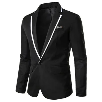 

Men's Solid Casual Blazer Jackets Coat Outwear Topos Suit Wedding Men's Wedding Party Suit Men Suit Jacket veste homme costume