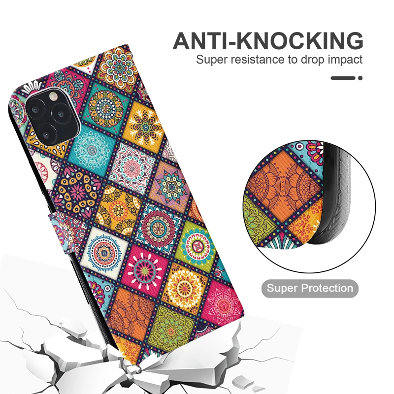 Leather Flip Wallet Stand Cover For Samsung Galaxy A50 A51 A52 A71 A72 A12 A40 A21S S21 Ultra S20 S10 Plus FE Lite A32 A20E Case cute phone cases for samsung 