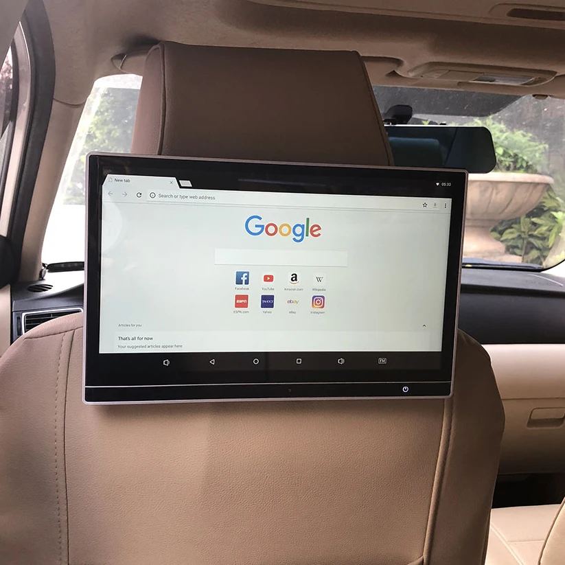 Ips lcd панель заднего Android 8,1 подголовник монитор для Infiniti QX50 tv в автомобильное кресло подголовник 4K 1080P HD медиаплеер 12,5 дюймов