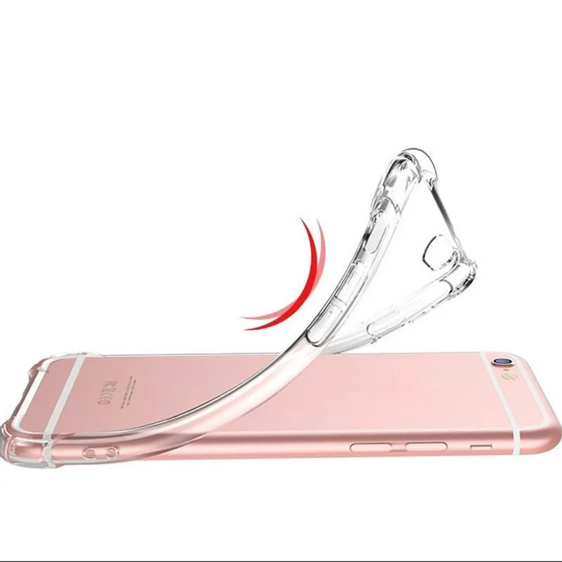 Модный противоударный бампер прозрачный силиконовый чехол для телефона iPhone 11 X XS
