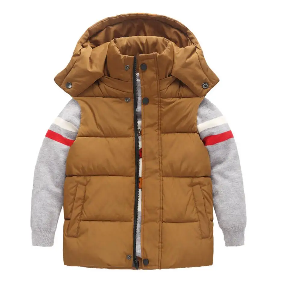 Kids Vest Kids Winter Outerwear Girls Boys Hooded Vests Children&rsquo;s School Clothes Parent-Child Winter Baby Kids Waistcoat Outerwear Warm Jacket