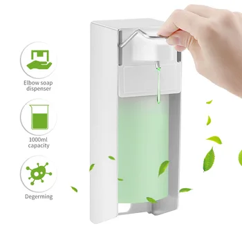 

Soap Dispenser Wall-Mount Soap Lotion Pump Manual Type Soap Dispenser Elbow Sanitiser Dispenser Medical Devices