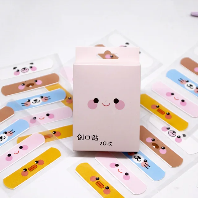Waterproof Adhesive Bandages Wound Plaster First Aid Emergency Kit Band Aid Stickers for Kids Children NO.15