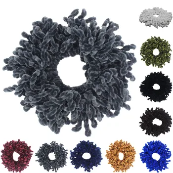 

2020 New Flexible Rubber Band Simple Volumising Scrunchie Big Hair Tie Ring Hijab Volumizer Khaleeji Headwear Wholesale