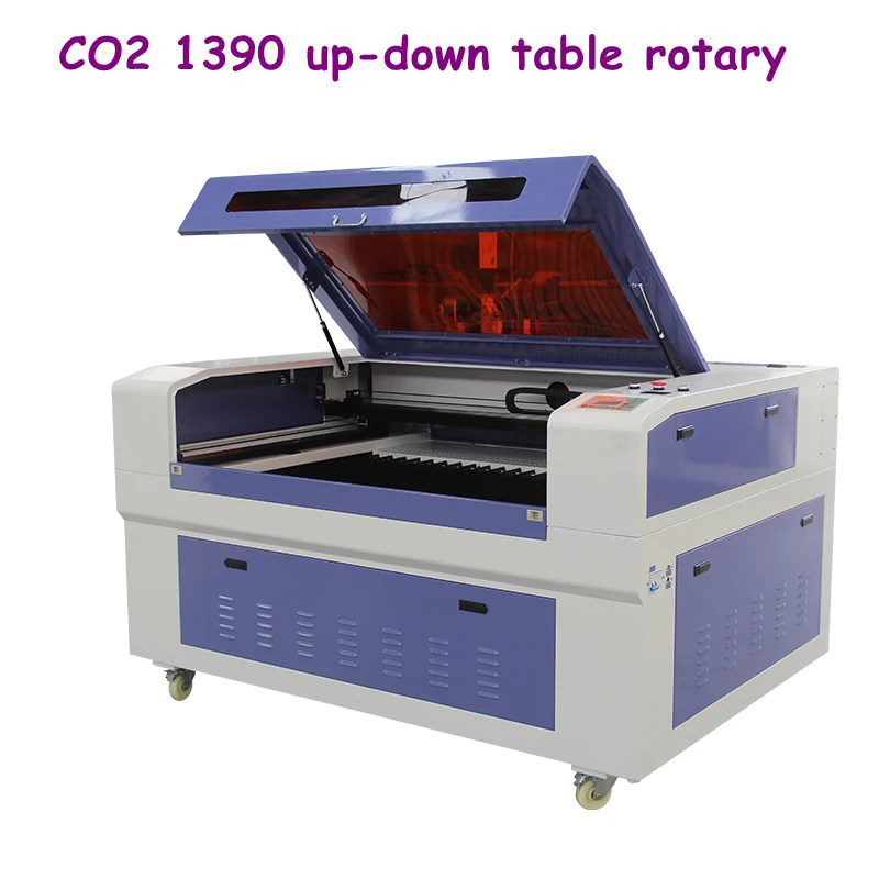 

Laser cutting machine 1390 Reci 80W 100W 150W laser cutter ruida system laser engraver machine optional CW5200 Chiller