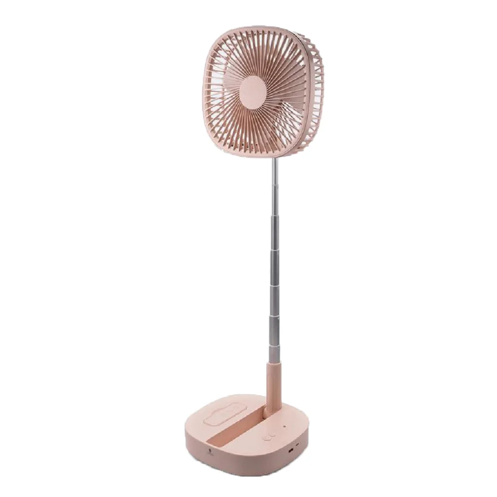 Summer Flexible Cooling Fan Portable Desktop Air Cooler USB Personal Pedestal Fan 3 Modes Ultra-quiet for Home Office Desk