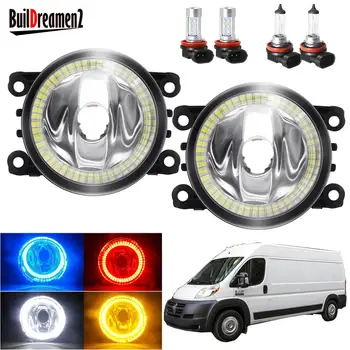 

Angel Eye Fog Light For Dodge Promaster 1500 2500 3500 Car Front Bumper Fog Light Assembly Halo Ring Daytime Running Lamp 12V