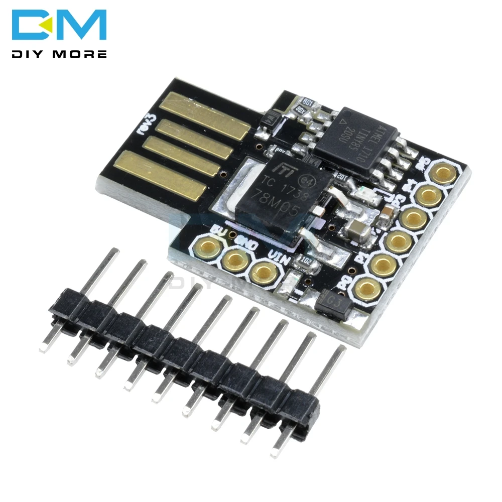 Макетная плата Micro USB Digispark ATTINY85 для Arduino макетная I/O IIC I2C модуль SPI|Интегральные