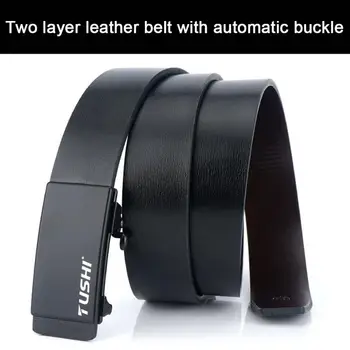 

2020 New Men Imitation Leather Training Belt Alloy Automatic Buckle Belt High Quality Business Affairs Casual Fashion Men Belt