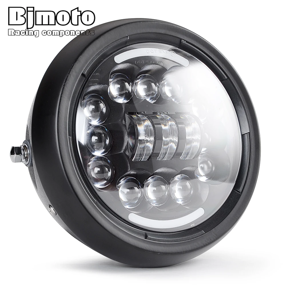 MINI PHARE LED MOTO ROND RACING 20W