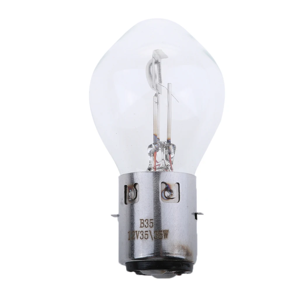 BA20D S2 Bright White Car Motorbike Headlight Lamp Fog Halogen Bulb 35W 12V