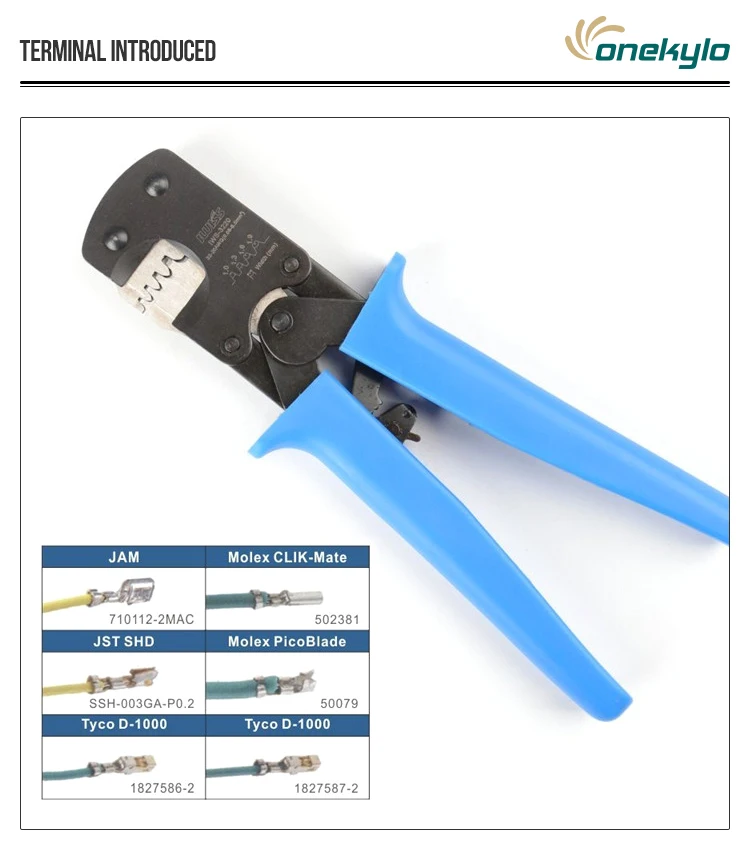 IWS-3220 обжимные плоскогубцы IWISS ручные обжимные инструменты костюмы Molex CLIK-mate, Molex PicoBlade, JST SHD, JAM, TYCO D-100 и т. д. 0,03-0,5 мм м²