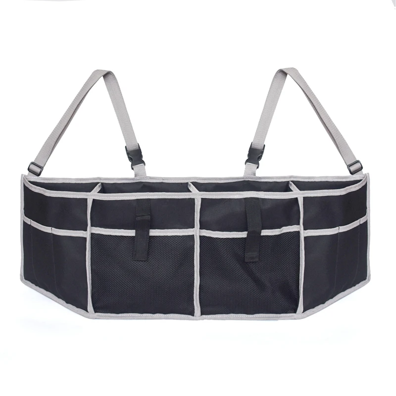 

Car Trunk Organizer Hanging Bag Box Backseat Storage Bag Net High Capacity Multi-use Pocket Auto SUV Hatchback Trunk Organizer
