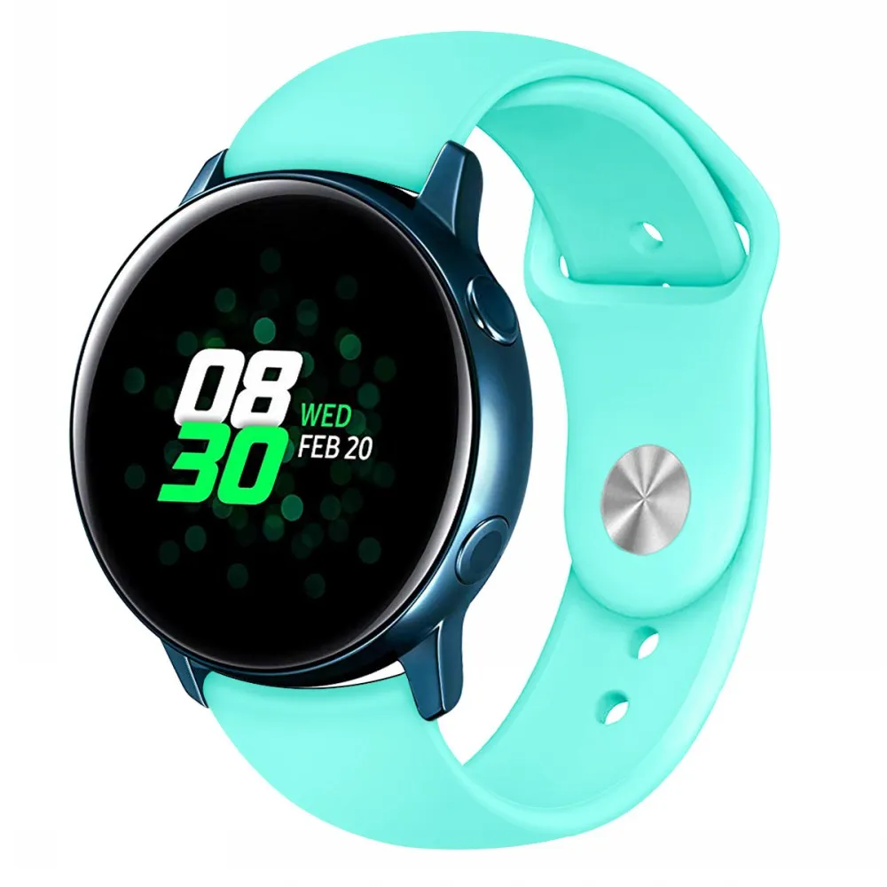 Galaxy Watch Active Watch Band для samsung Galaxy 42 мм gear S2 силиконовый ремешок для спортивных часов напульсники для Huami Youth/Amazfit Bip
