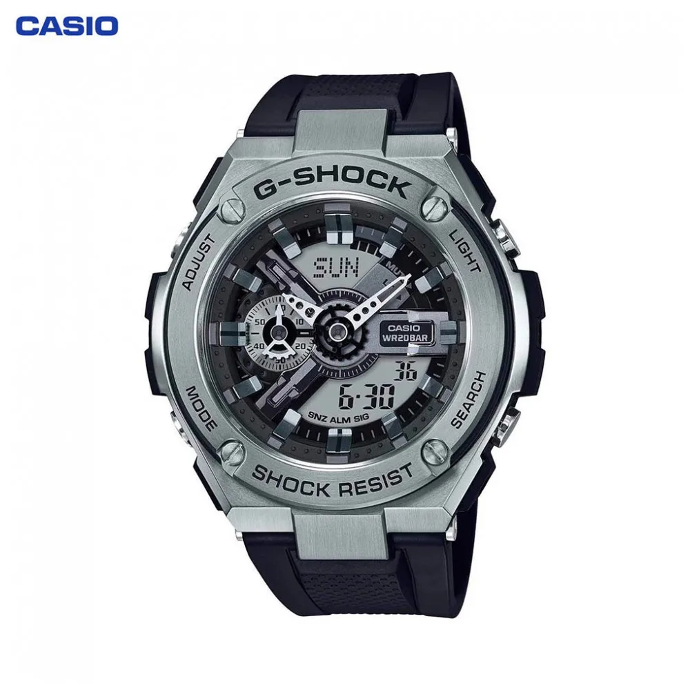 Наручные часы Casio GST-410-1A мужские кварцевые на пластиковом ремешке