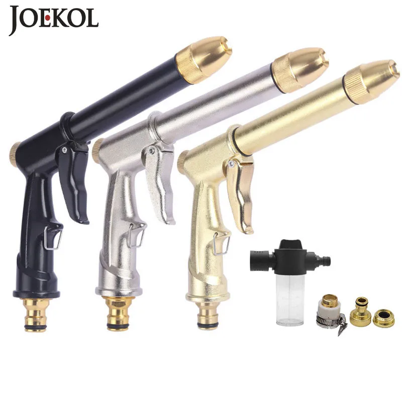 Hot Sale High-pressure Water Gun For Cleaning Car Wash Washer Garden Watering Hose Nozzle Sprinkler Foam Dropshipping | Дом и сад