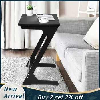 

Household Sofa Black Computer Desks Tv Tray Couch Sofa End Table Laptop Desk Simple Style Bamboo Coffee Tables Escritorio