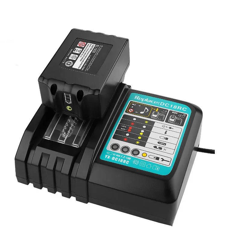NEW DC18RCT Li-ion Battery Charger 3A Charging Current for Makita