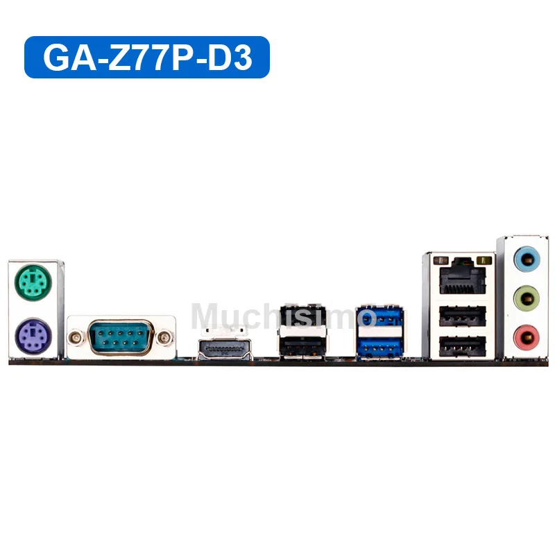 Материнская плата ПК Gigabyte GA-Z77P-D3 LGA 1155 DDR3 Z77P-D3 платы HDMI USB2.0 USB3.0 32GB Z77 настольные материнские платы LGA 1155