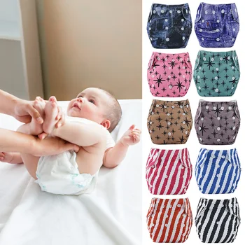 

Reusable Baby Training Pants Panties Washable Cloth Diaper Infant Nappy Changing for Household Babies Toilet Decoration