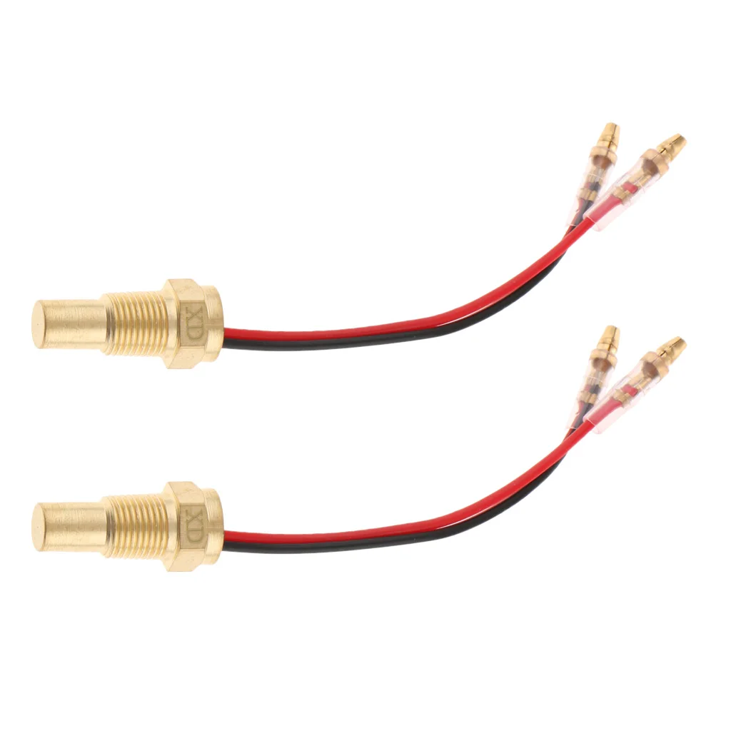 2 предмета в комплекте 12 V-24 V для грузовика цифровая температура воды Температурный Сенсор голова разъем 10 мм
