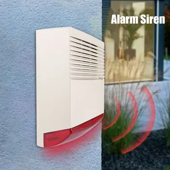 

Alarm Siren Lamps Outdoor Indoor Smoke Speaker Wired Strobe Accessories Alarm Siren Sound Light Warning Lights