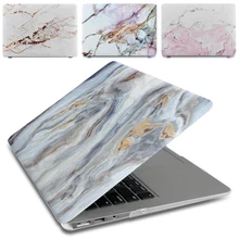 Мраморный чехол для ноутбука APPle MacBook Pro Air retina 11 12 13 15 Mac Book 15,4 13,3 дюймов Сенсорная панель оболочка рукав+ крышка клавиатуры