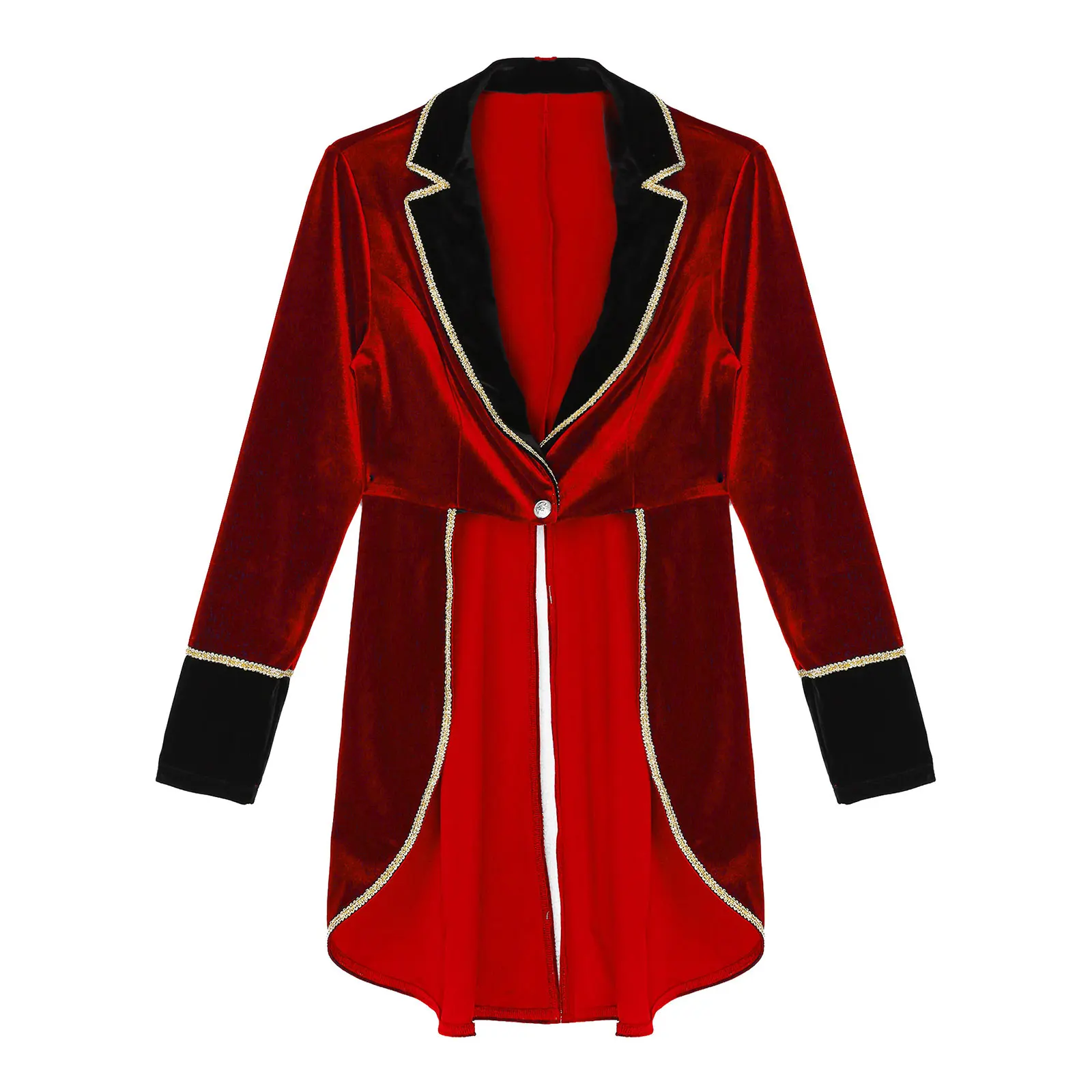Inlzdz Womens Adult Circus Ringmaster Costume Long Sleeve Jacket Coat Christmas Halloween Carnival Cosplay Festival Rave Outfit -Zentai shop online Hb62ad0dfa45b41679c11ee5db7c6c850q.jpg