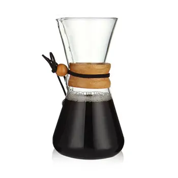 

600ML Heat Resistant Glass Coffee Pot Coffee Brewer Cups Counted Coffee Maker Barista Percolator