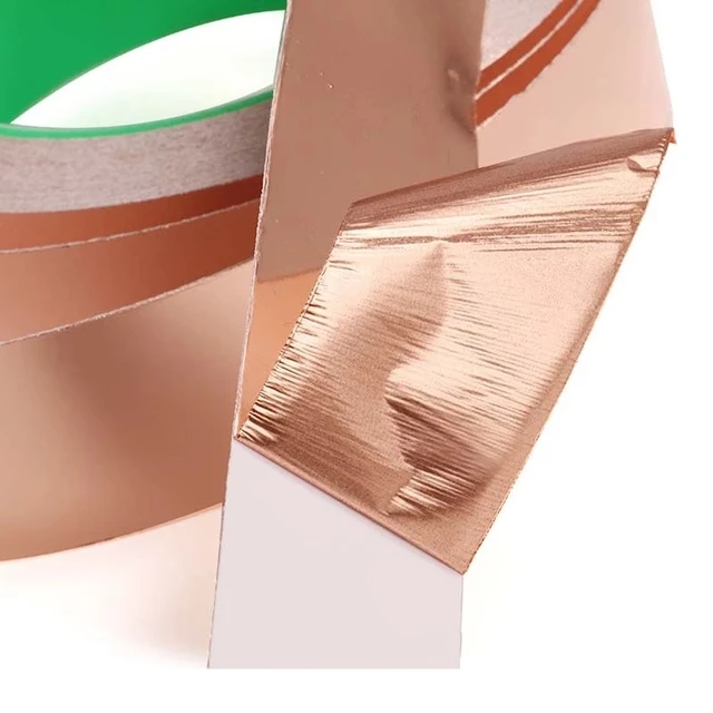 Copper Foil Tape for Stained Glass Soldering 36 Yards 0.02MM  Thickness(10pcs/Set)