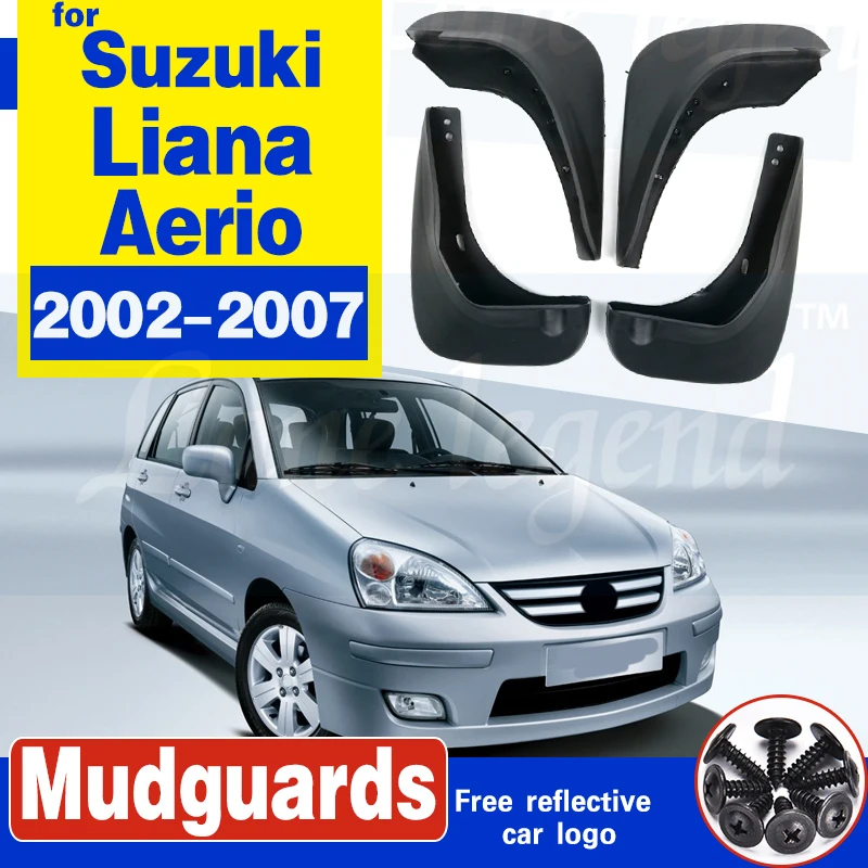 Брызговики для Suzuki Liana Aerio SX Baleno 2002 2007 2003 2004 2005 2006|Грязезащита| |