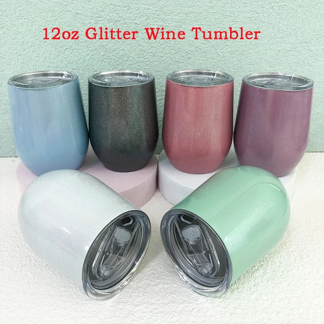 stemless stainless steel egg shaped wine tumbler cup colorful swig wine  tumbler with lids - AliExpress