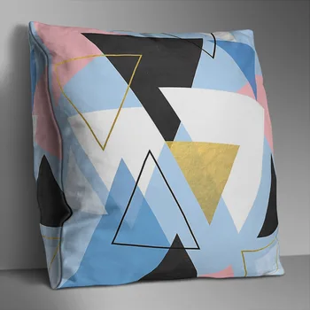 

Cute Double Side Print Cushion Cover Polyester Decorative for Sofa Seat Soft Throw Pillow Case Cover 45x45cm Home Decor