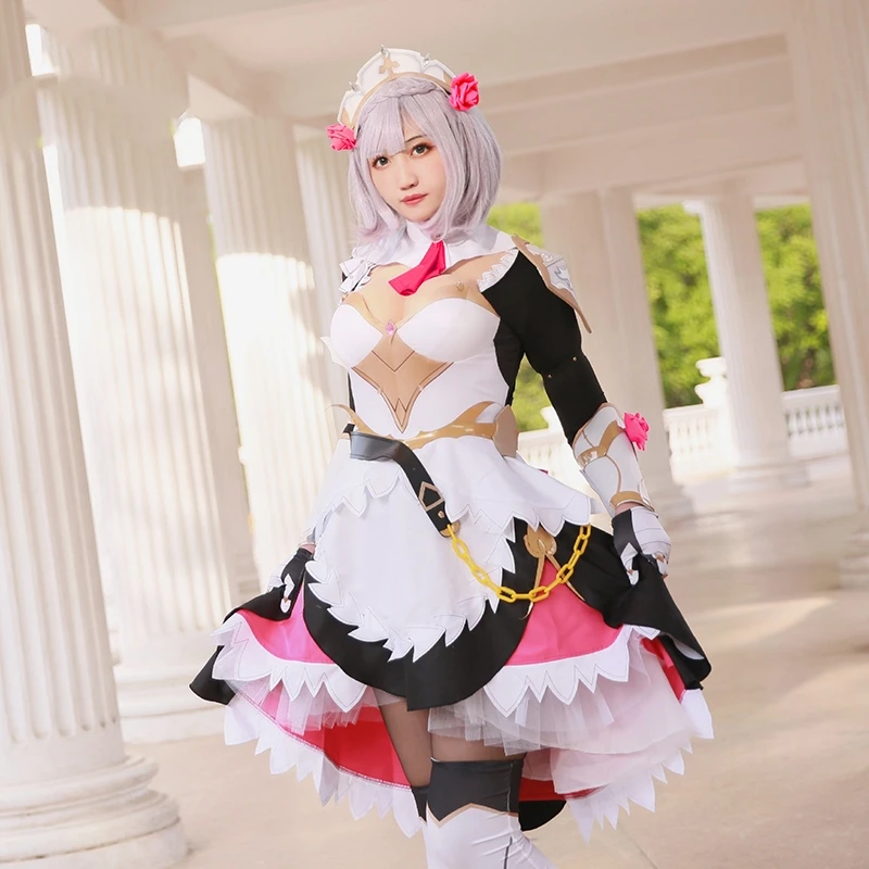 

Irelia H Store Noelle Cosplays Genshin Impact Noelle Cosplay Costume dress female Maid Dress Noelle