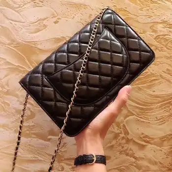 

Luxury leather diamond crossbody bag shoulder bag top quality female bag