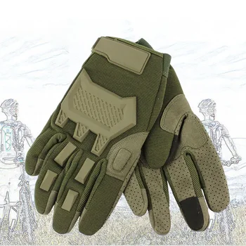 

Men's Sport Full Finger Gloves Touch Screen Outdoor Tactical Gloves Military Airsoft Shooting Hunting Hard Knuckle Armed Mittens