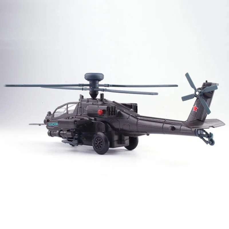 1/64 масштаб 23 см Apache Ач 64 вертолёт милитарная модель армейский истребитель