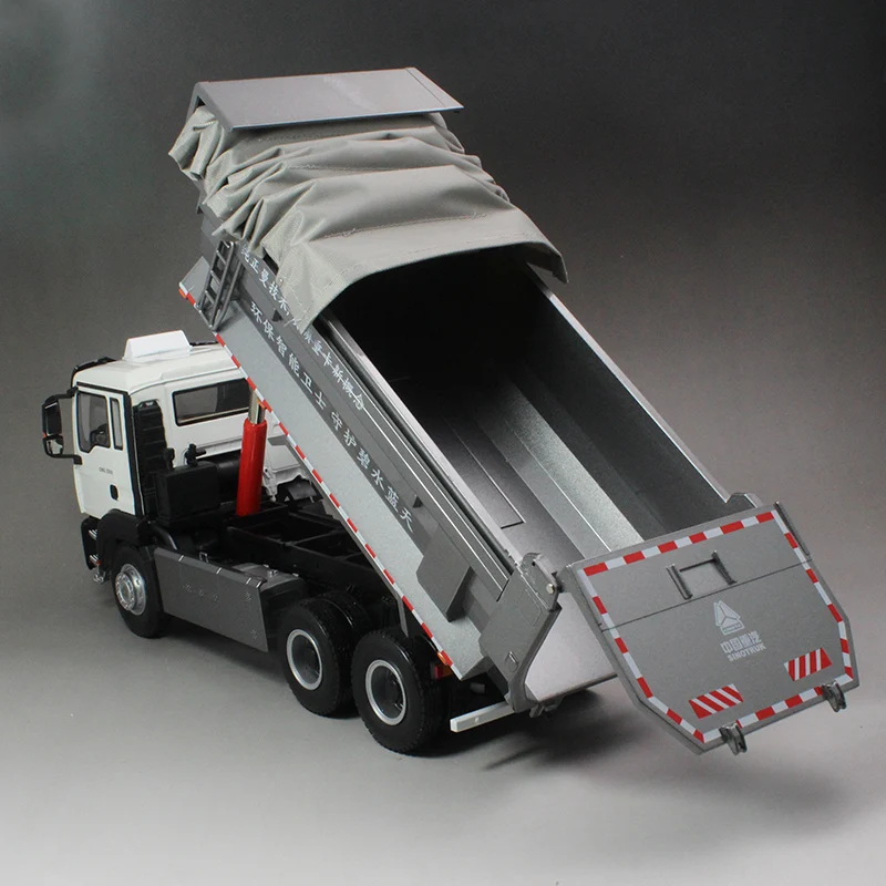 Завод 1:24 сверхмощный Грузовик SinoTruk Sitrak C6G самосвал строительная техника литая игрушка Коллекционная модель
