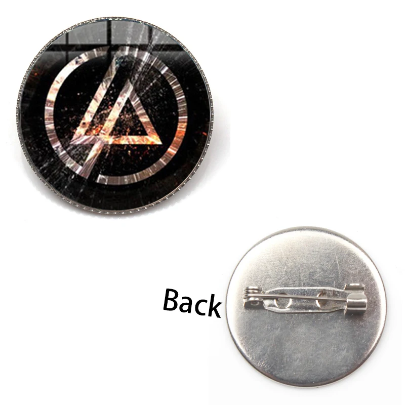 1 Новая Винтажная брошь Linkin Park, браслеты с логотипом, Честерз Беннингтон, античная бронза с покрытием, для мужчин и женщин,, ювелирный сувенирный подарок - Окраска металла: 1