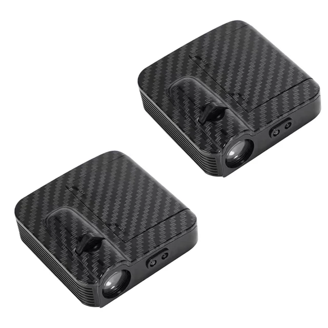 1/2Pcs Carbon Fiber LED Car Door Welcome Light Laser Projector Accessories For Citroen C1 C2 C3 C4 C5 C6 C8 C4L DS3 DS4 DS5 LS 2pcs