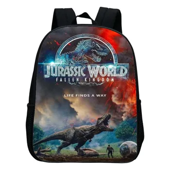 

12inch Dinosaur Pattern Children Kindergarten Backpack Cool Printed Kids School Bags Bookbags Rucksack Child Start School Gift